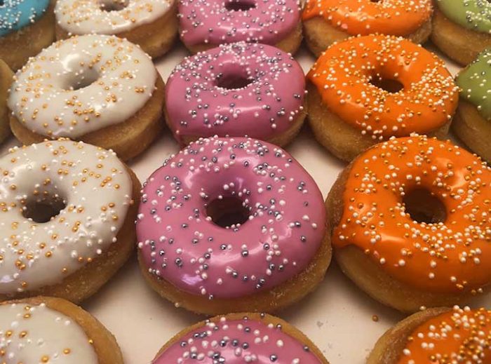 Meeting en Event Donut box parelmoer - JJ Donuts