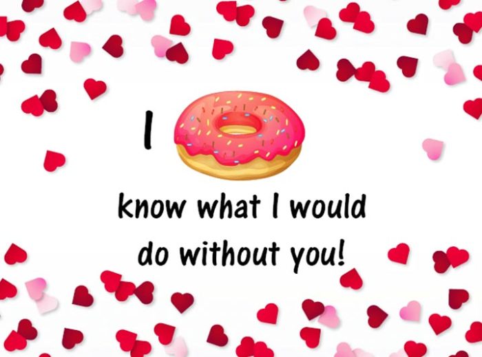 Wenskaart I Donut know what i would do without you - JJ Donuts