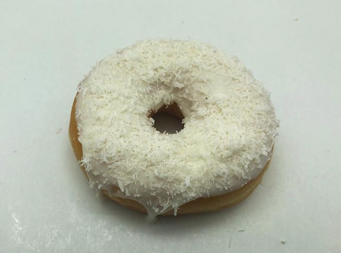 Bruidsdonut Kokos - bruiloft donut 2019 - JJ Donuts