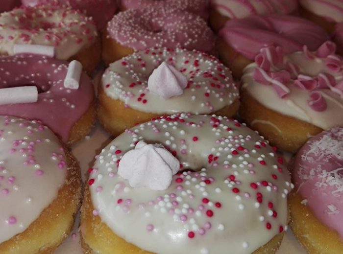 Pastel Pink Mini Donut box foto 2 - JJ Donuts