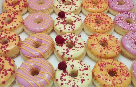 Fruitlovers mini donut box - zakelijke donuts - JJ Donuts