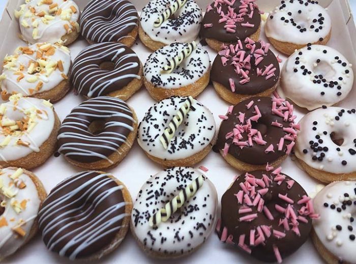 Chocolover mini donut box 2019 - zakelijke donuts - JJ Donuts