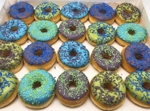 Forest Colors Mini Donut box - JJ Donuts