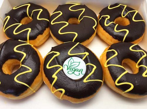 Vegan Chocolade Donut box - JJ Donuts
