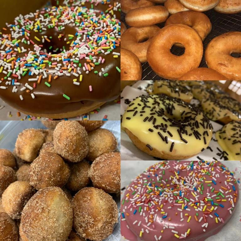 JJ Donuts - Big Raw Glutenvrij Donuts collage
