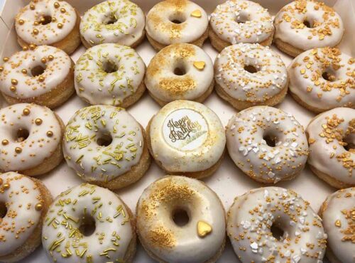 Witgoud Happy Birthday Mini Donut box - JJ Donuts