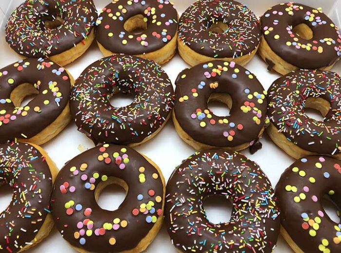 Choco Confetti Donut box - JJ Donuts