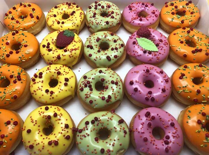 Fruity Mini Donut box - JJ Donuts