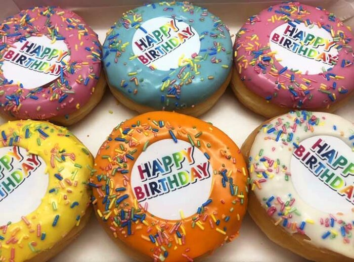 Happy Birthday Donut box nieuw - JJ Donuts