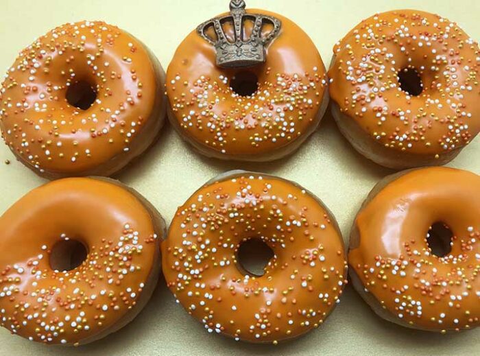Koningsdag Donut box oranje - JJ Donuts