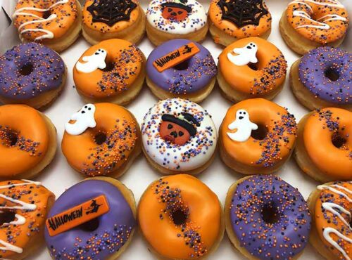 Halloween Candy Mini Donut box - JJ Donuts