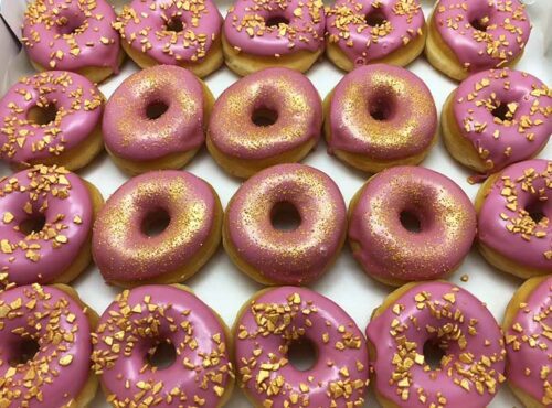 Uni Gold Mini Donut box - JJ Donuts