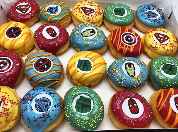 Avengers Mini Donut box - JJ Donuts