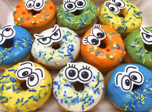 Happy Mini Donut box jongens - JJ Donuts