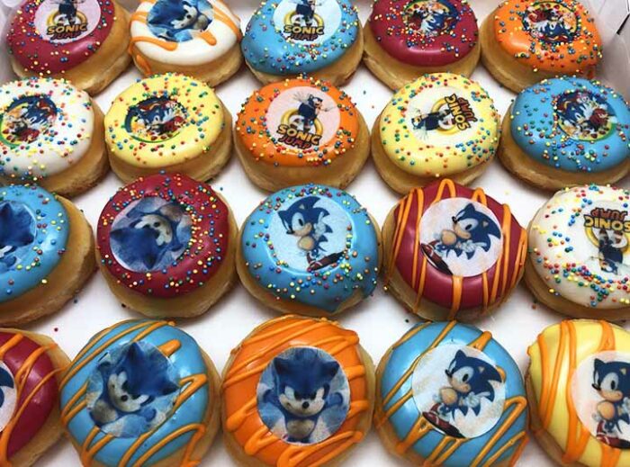 Sonic Mini Donut box - JJ Donuts