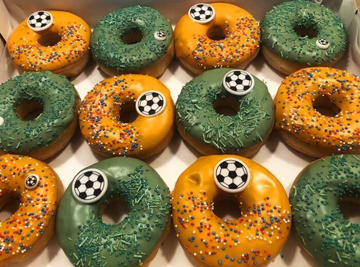 WK Voetbal Donut box - JJ Donuts
