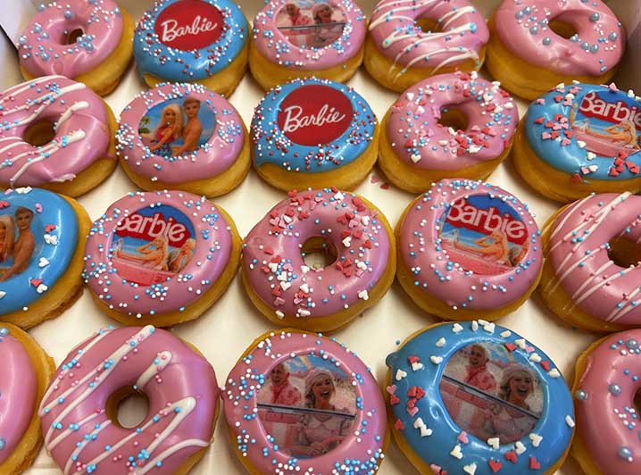 Barbie Mini Donut box - JJ Donuts