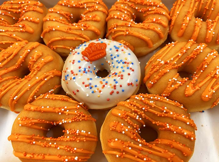 Koningsdag Basic Mini Donut box - JJ Donuts